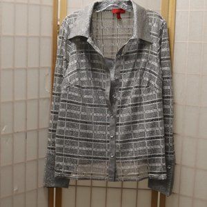 VintageJS Collections Silver Shell and Blouse #471